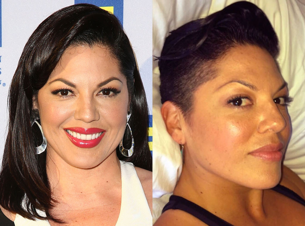 Former Grey S Anatomy Star Sara Ramirez Gets A Buzz Cut E News